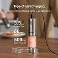 thumbnail image 3 of Upgraded Larger Capacity Electric Salt and Pepper Grinder Set, 3 of 6
