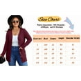 thumbnail image 3 of Sucegi Women's Plus Size Knit Cardigan, Designed Specifically for Autumn & Winter—Vintage-Style Fall Outerwear, Stretchy with Practical Pockets., 3 of 7