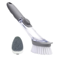 thumbnail image 1 of Dish Scrubber - Dish Brush With Soap Dispenser - Scrub Brush For Cleaning The Kitchen, 1 of 8