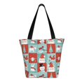 thumbnail image 3 of Fotbe Warm Christmas Memories Pattern Beach Tote,Shoulder Handbag,Spacious Tote Bag,Lightweight Travel Bag,Versatile Shopping Bag, 3 of 9