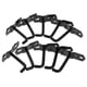 thumbnail image 1 of 10 Pack Black Heavy Duty Shop Shelf Hook for Hanging and Organizing on Pegboard and Wall Display, 1 of 4