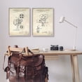 thumbnail image 2 of Vintage Movie Camera Cinema Projector Patent Diagram Typography Graphic Art Framed Art Print Wall Art, Set Of 2, 2 of 5