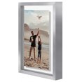 thumbnail image 6 of Americanflat Sleek Aluminum Floating Picture Frame - 5" x 7" - Silver, 6 of 8