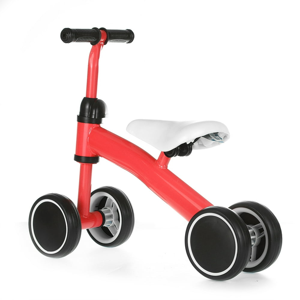 4 Wheels Baby Kids Balance Bike Children Walker NoPedal Toddler Toys