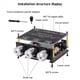 thumbnail image 3 of 2X XY-E30H MóDulo de Placa de Amplificador de Potencia de Audio Bluetooth de 2.1 Canales AplicacióN de Subwoofer de Graves Altos y Bajos, 3 of 5