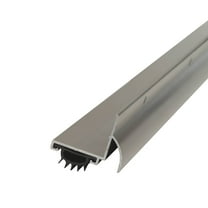 M-D Building Products 25706 36 in. Satin Nickel Aluminum L-Shape Commercial Screw-on Under Door Seal