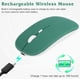 thumbnail image 2 of Innotech SC Combo de Teclado y Mouse Bluetooth Recargable Juego de Teclado de Mouse Inalámbrico Compacto Portátil Ultradelgado para Android Windows Tableta Teléfono Celular iPhone iPad OS/iOS 13 y Superior - Verde Oscuro, 2 of 8