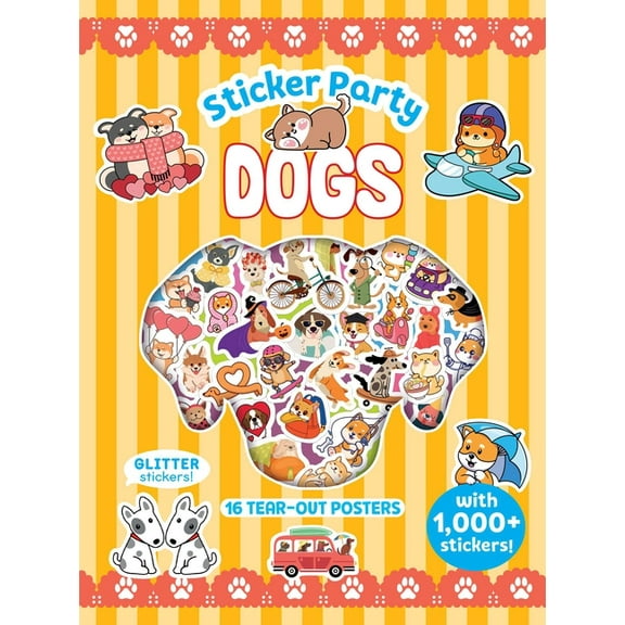 Sticker Party: Dogs, (Paperback)