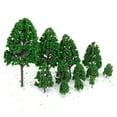 thumbnail image 2 of 12x Modelo Árboles de Plástico Verde, Trenes, Ferrocarril, Parque, Jardín, Paisaje,Bricolaje, Escala 1/50 Macarena Árbol de paisaje verde, 2 of 8