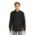 thumbnail image 4 of George Men's Long Sleeve Flannel Shirts, 2-Pack, Sizes S-2XL, 4 of 5