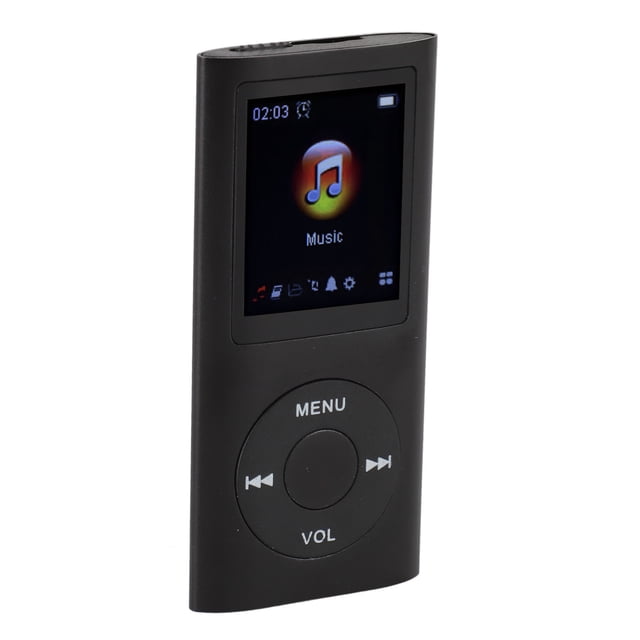 Portable MP3 Player, Music Player with Earphones, 1.8in Screen Portable Digital Music Player, with Video Playback, Picture Function, Voice Recorder, E Book Function