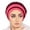 Hot Pink, variant on Milk Silk Hair Band Scarf Concealing Hair Wrap Double Color Hijab Cap, Red