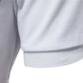 thumbnail image 3 of BOBOGOJP Polos de Mode pour Hommes Performance Extérieure Polos Tactiques Manches Courtes Évacuant l'Humidité (Blanc,m), 3 of 5
