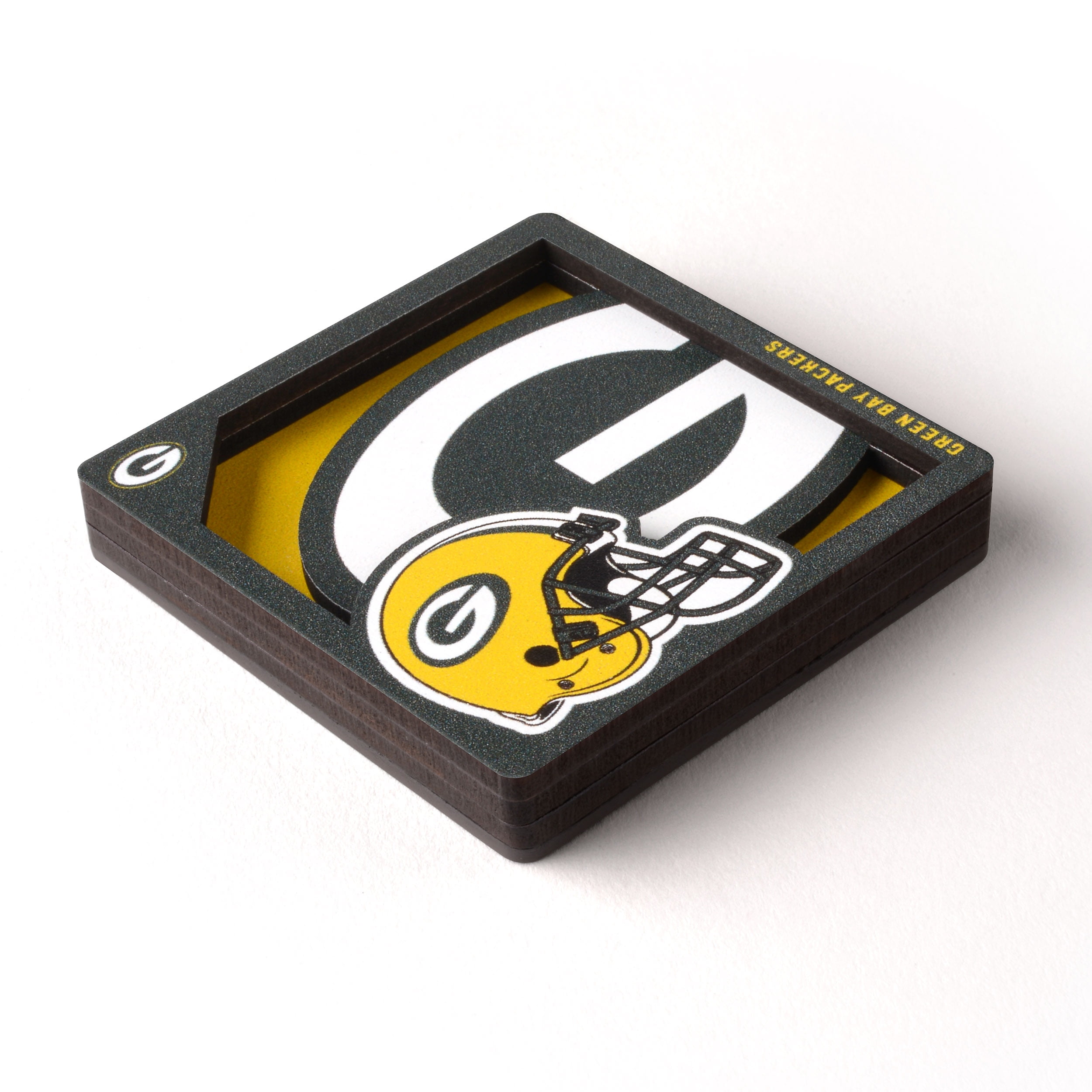 YouTheFan NFL Green Bay Packers 3D Logo Series Magnet