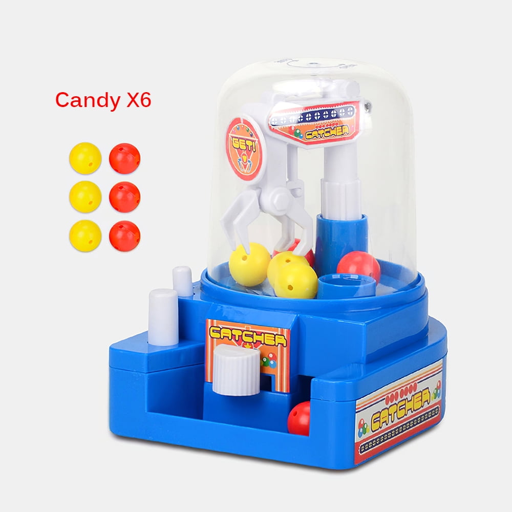 2 pcs Candy Grabber Handheld Catch Doll Mini Crane Machine Toy Machine for Kids 