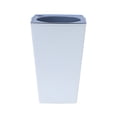 thumbnail image 1 of CAROOTU Brick Pattern Flowerpot Imitation Metal Plastic Flower Pot Square And Tall Type For Gardening Potted, 1 of 7