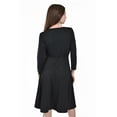 thumbnail image 3 of Vestido envolvente Roman Fashion /Juvenil, 6259 (Negro) negro 2ECH, 3 of 4
