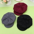 Kids Newsboy Cap Beret Hat Caps BabyBoys Girls Woolen Newsboy Artist ...