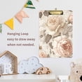 thumbnail image 4 of FORMRS Acrylic Clipboard with Low Profile Clip Standard A4 Letter Size, 12.5" x 9", Lace and Floral, 4 of 8