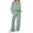 11# Mint Green, variant on Women 2 Piece Outfits Sweatsuit Set Workout Fall Half Zip Sweatshirt Lounge Tracksuits Beige S