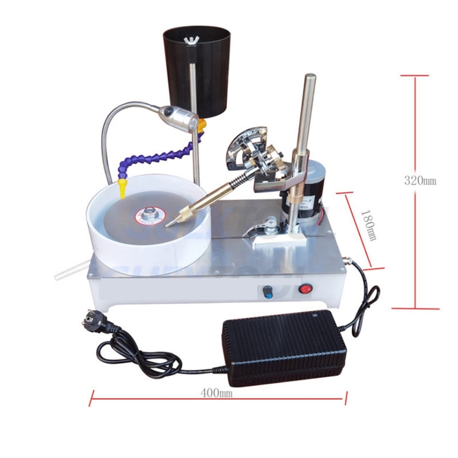 Precision Jewelry Stone Polishing Machine Molding Machine DC Continuous Speed Angle Grinder