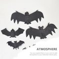 thumbnail image 2 of 10pcs Halloween Hanging Rubber Bats Realistic Horror Hanging Bats Halloween Props, 2 of 7