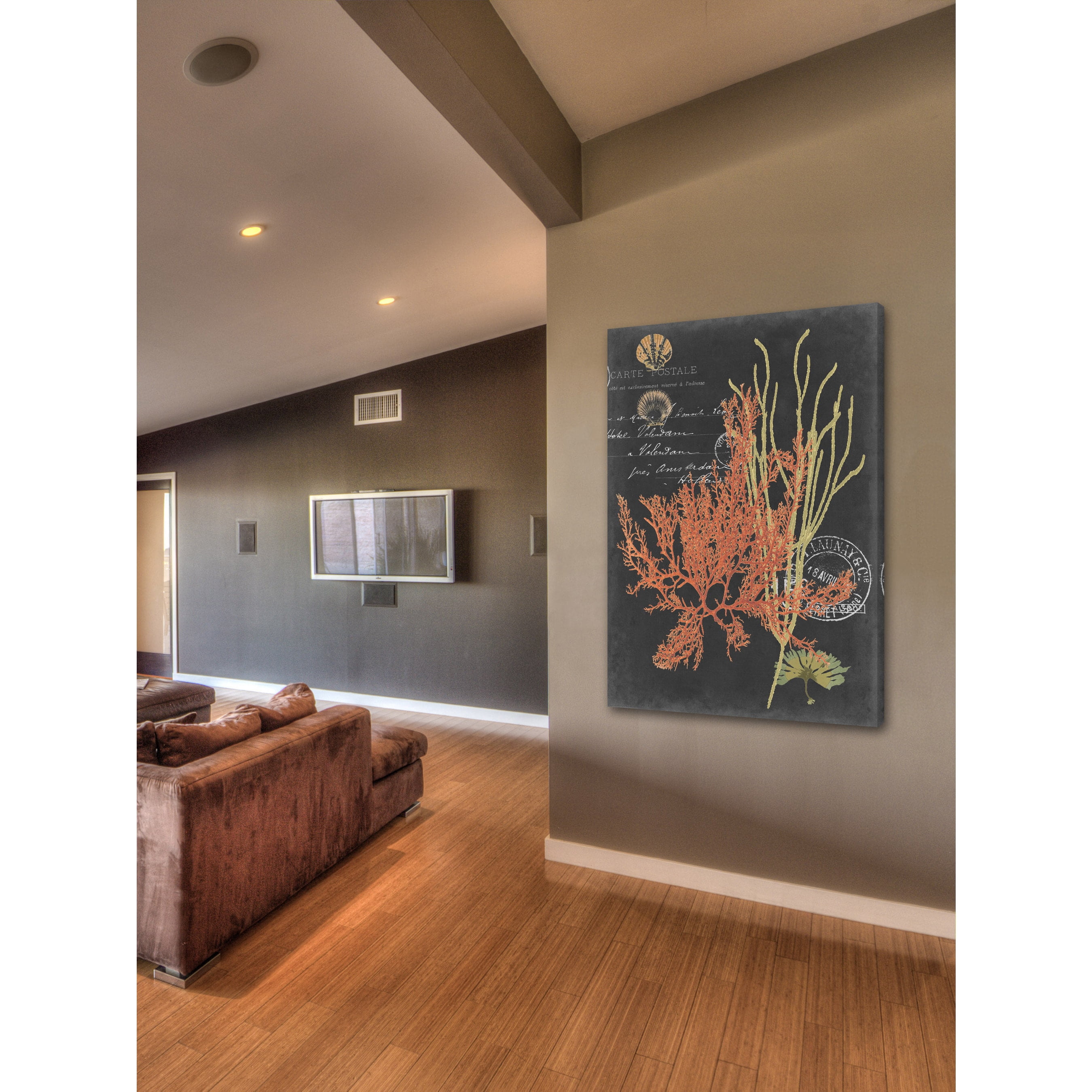 Marmont Hill "Coastal Post II" Painting Print on Wrapped Canvas