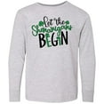 thumbnail image 3 of Inktastic St. Patrick's Day Let the Shenanigans Begin Long Sleeve Youth T-Shirt, 3 of 5