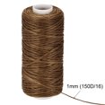 thumbnail image 3 of 55 Yards 150D/1mm Leather Sewing Polyester Waxed Thread (Pale Brown), 3 of 5