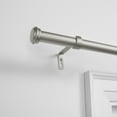 thumbnail image 3 of EXCLUSIVE HOME Topper 1" Curtain Rod and Finial Set, Matte Silver, Adjustable 84"-160", 3 of 5