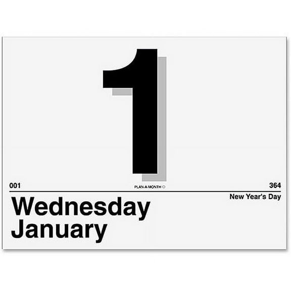 AT-A-GLANCE "Today Is" Wall Calendar Refills