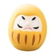 thumbnail image 5 of Figura de Daruma japonesa, adorno de mesa, decoración del hogar, decoración de fiesta creativa Amarillo, 5 of 9