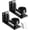 Pack of 2, variant on XIMEI Barn Door Floor Guide, Sliding Barn Door Bottom Adjustable Roller Guide, 8 Setup Options, Quiet Operations, Flush Design with Felt Strips, 1-Pack