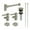 Nickel, variant on Kingston Brass CC53300DLTRMK1 8 Piece Plumbing Sink Trim Kit with Bottle Trap and Drain (No Overflow), Matte Black