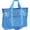 Blue, variant on Mesh Beach Bag, Large Beach Tote with Zipper Pocket, Toys Pool Bag for Family Travel Vacation Cruise Essentials