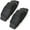 B-black+black, variant on No Show Women Stretch Belt Invisible Elastic Web Strap Belt with Flat Buckle for Jeans Pants Dresses