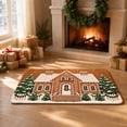 thumbnail image 5 of Christmas Door Mat Gingerbread House Doormat Outdoor Merry Christmas Welcome Mat Dirt-Scraping Floor Mats for Front Door Entryway Patio Home Festive Decor by MPOISVA, 5 of 7