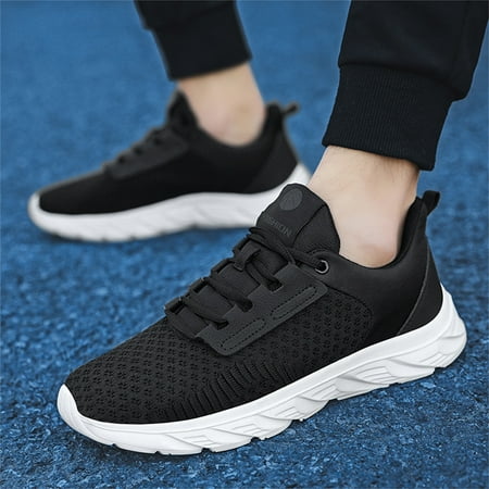 

LEEy-world Shoes for Men Mens Fashion Sneakers High Top Walking Shoes Sports Shoes Lightweight Casual Sneaker White