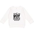 thumbnail image 2 of Inktastic Just a Boy Who Loves His Mama Toddler Sweatshirt, 2 of 4