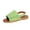 Green, variant on Black Womens Open Toe Flat Sandals With Solid Color For Beach And Daily Use Supportive And Easy To Move