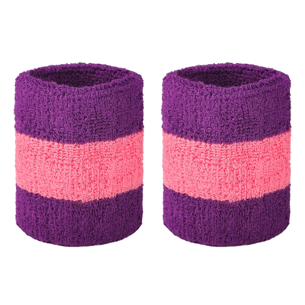 GoGo GOGO Athletic Wrist Sweatbands Pair Terry Cloth Wristband for
