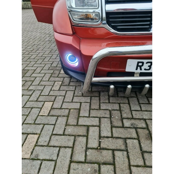 Projector LED Angel Eye Halo Fog Lights for 2007-2012 Dodge Nitro