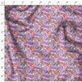 thumbnail image 4 of Soimoi Floral Print, Silk Fabric, Decor Sewing Fabric by The Yard 42 Inch Wide,Decorative Fabric for Shirts Suits Ties, Multicolor, 4 of 6