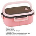 thumbnail image 1 of Lunch Container 1 Set Pack Rice 6 Grids Portable Spoon Fork Food Container, 1 of 4