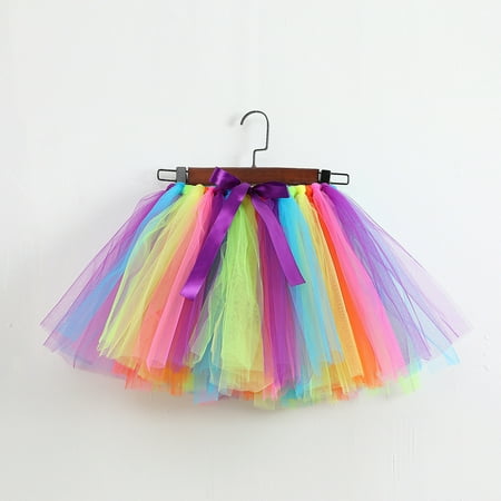 

Toddler Girls Skirts Holiday Party Ballet Underskirt Party Princess Tulle Dance Skirt