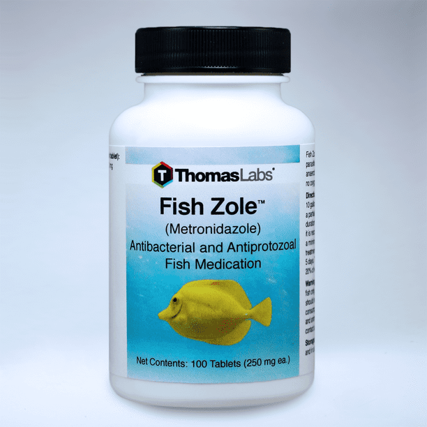 Thomas Labs Fish Zole (Metronidazole) Antibacterial and