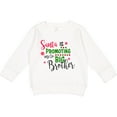 thumbnail image 2 of Inktastic Santa is Promoting Me to Big Brother Toddler Sweatshirt, 2 of 4