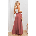 thumbnail image 4 of PTHTECHUS Womens Wide Leg Pants with Pockets High Waist Adjustable Knot Loose Casual Trousers Business Work Casual Loose Pants, 4 of 7