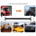 thumbnail image 2 of fastboy 54CM Car Single Row Slim Strobe Light Led Single Row Warning Light Durable Yellow, 2 of 6