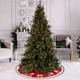 thumbnail image 3 of Christmas Tree Skirt Decorations Santa Claus Snowflake Christmas Tree Skirt Exquisite Tree Bottom Decoration Tree Skirt, 3 of 5